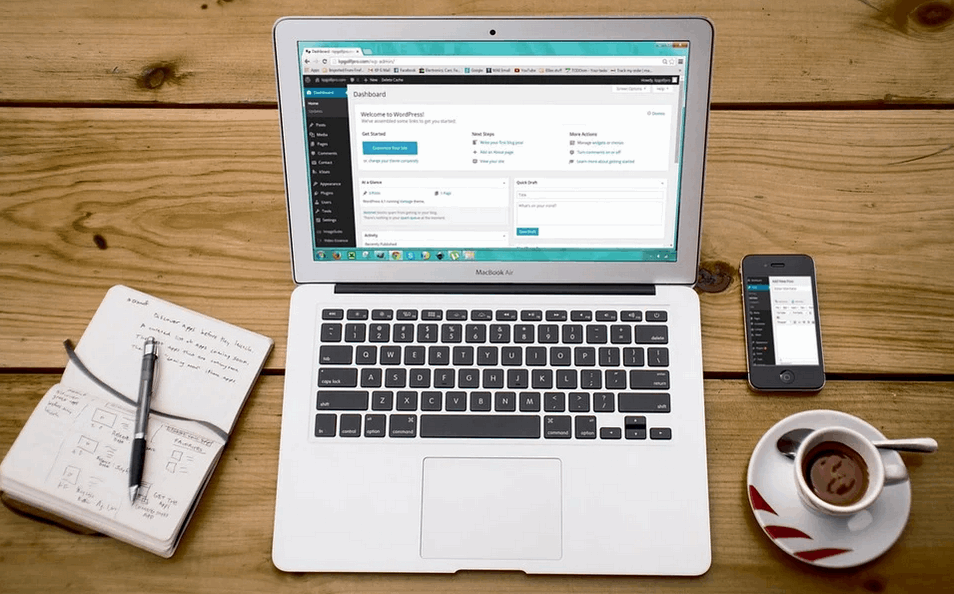 a wordpress site
